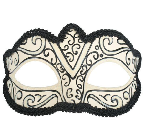 Eyemask Masquerade Capri Cream