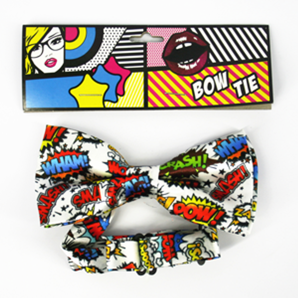Superhero Pop Art Bow Tie