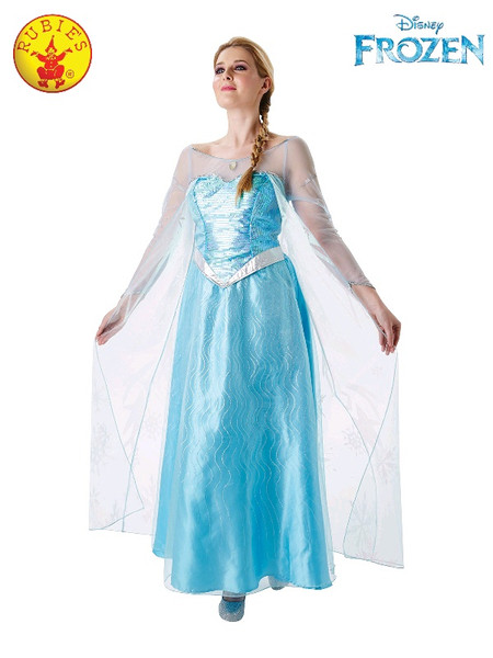 Elsa Deluxe Costume, Adult - M