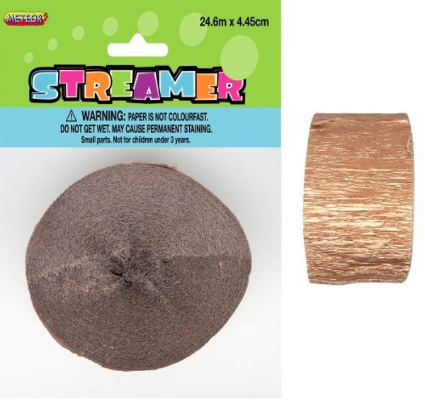 Streamer Crepe Rose Gold