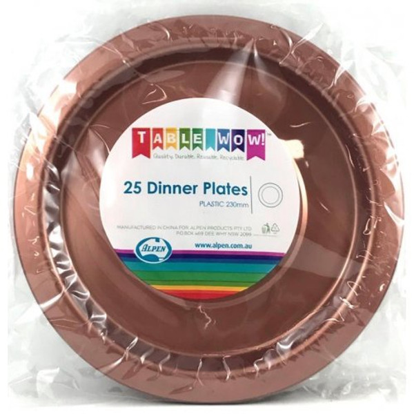 Plates Dinner - Rose Gold