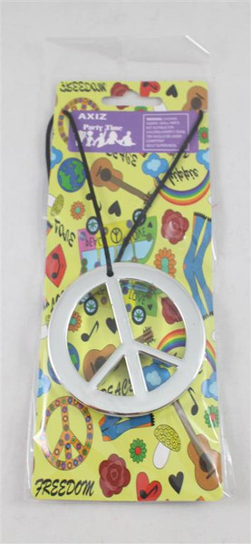 Asst Peace Sign Necklace