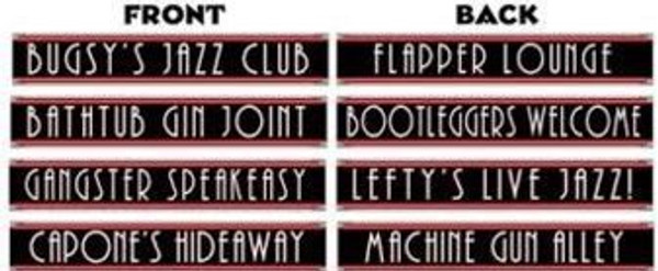Gangster Signs Cutouts