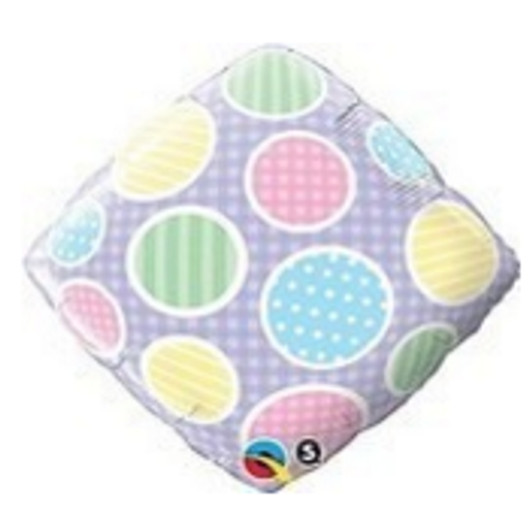 Gingham Accent Patterns Foil Balloon
