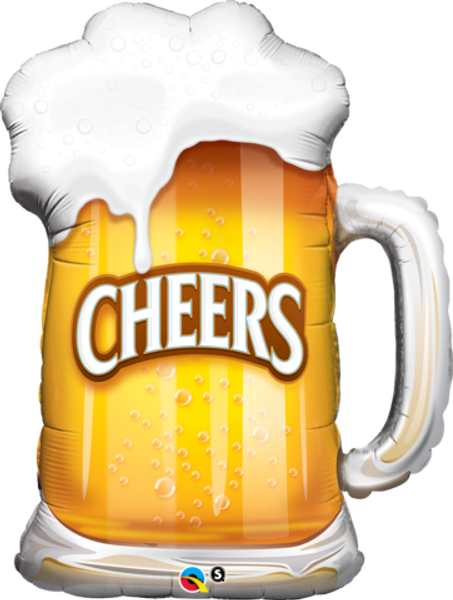Cheers! Beer Mug Foil Shape Balloon