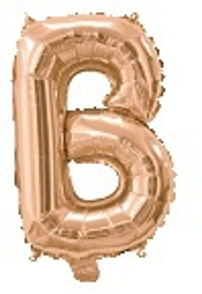 Rose Gold 16inch Letter B Balloon