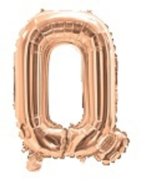 Rose Gold 16inch Letter Q Balloon