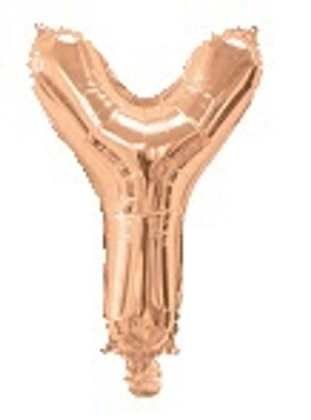 Rose Gold 16inch Letter Y Balloon