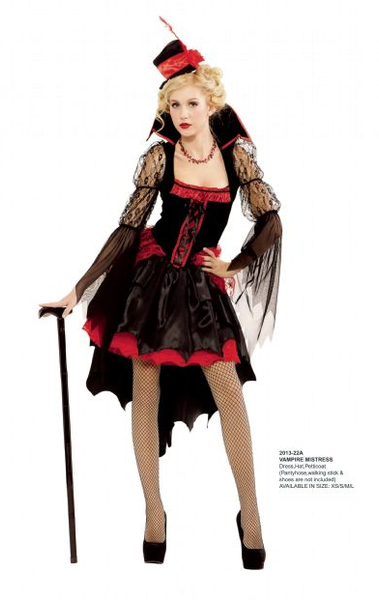 Midnight Vampire Mistress Costume M/L