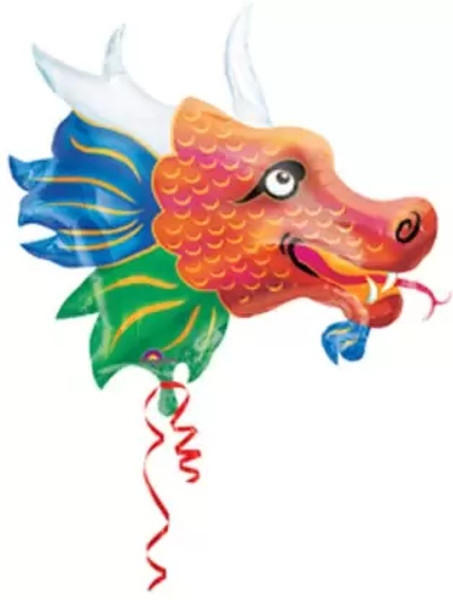Chinatown Dragon 33" Supershape