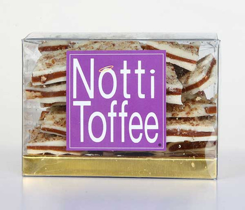 1/2 lb. White Chocolate Pecan Butter Crunch Toffee