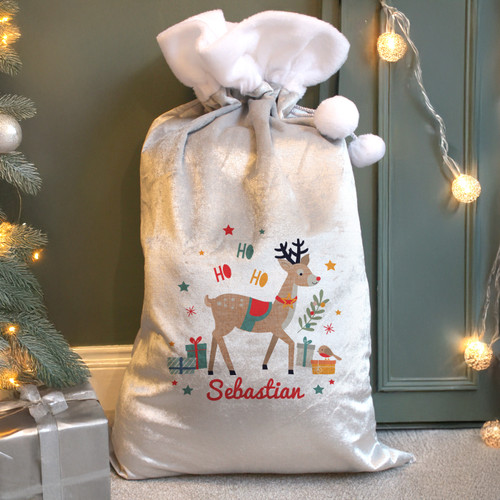 Our Personalised Reindeer Christmas Luxury Sack is a great way to present their Christmas treats from Santa.
The sack can be personalised with a name up to 12 characters in length, to appear as entered.
This sack is made from a high quality fleece and comes supplied with a drawstring.
This item is not a toy, not suitable for under 36 months. Long Cord, Strangulation Hazard. Always use under adult supervision.
Ideal for Christmas. Our Personalised Reindeer Christmas Luxury Sack is a great way to present their Christmas treats from Santa.
The sack can be personalised with a name up to 12 characters in length, to appear as entered.
This sack is made from a high quality fleece and comes supplied with a drawstring.
This item is not a toy, not suitable for under 36 months. Long Cord, Strangulation Hazard. Always use under adult supervision.
Ideal for Christmas.