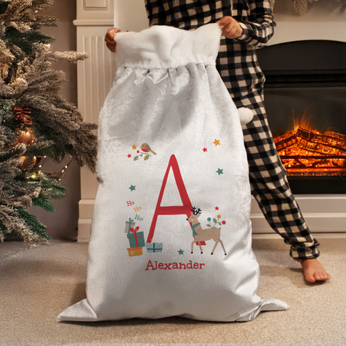 Our Personalised Initial Reindeer Christmas Luxury Sack is a great way to present their Christmas treats from Santa.
The sack can be personalised with an initial and name up to 12 characters in length, to appear as entered.
This sack is made from fleece and comes supplied with a drawstring.
This item is not a toy, not suitable for under 36 months. Long Cord, Strangulation Hazard. Always use under adult supervision.
Ideal for Christmas. Our Personalised Initial Reindeer Christmas Luxury Sack is a great way to present their Christmas treats from Santa.
The sack can be personalised with an initial and name up to 12 characters in length, to appear as entered.
This sack is made from fleece and comes supplied with a drawstring.
This item is not a toy, not suitable for under 36 months. Long Cord, Strangulation Hazard. Always use under adult supervision.
Ideal for Christmas.