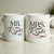 Personalised Mr & Mrs Mug Set