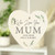 Personalised 'Botanical Wooden Heart' Decoration