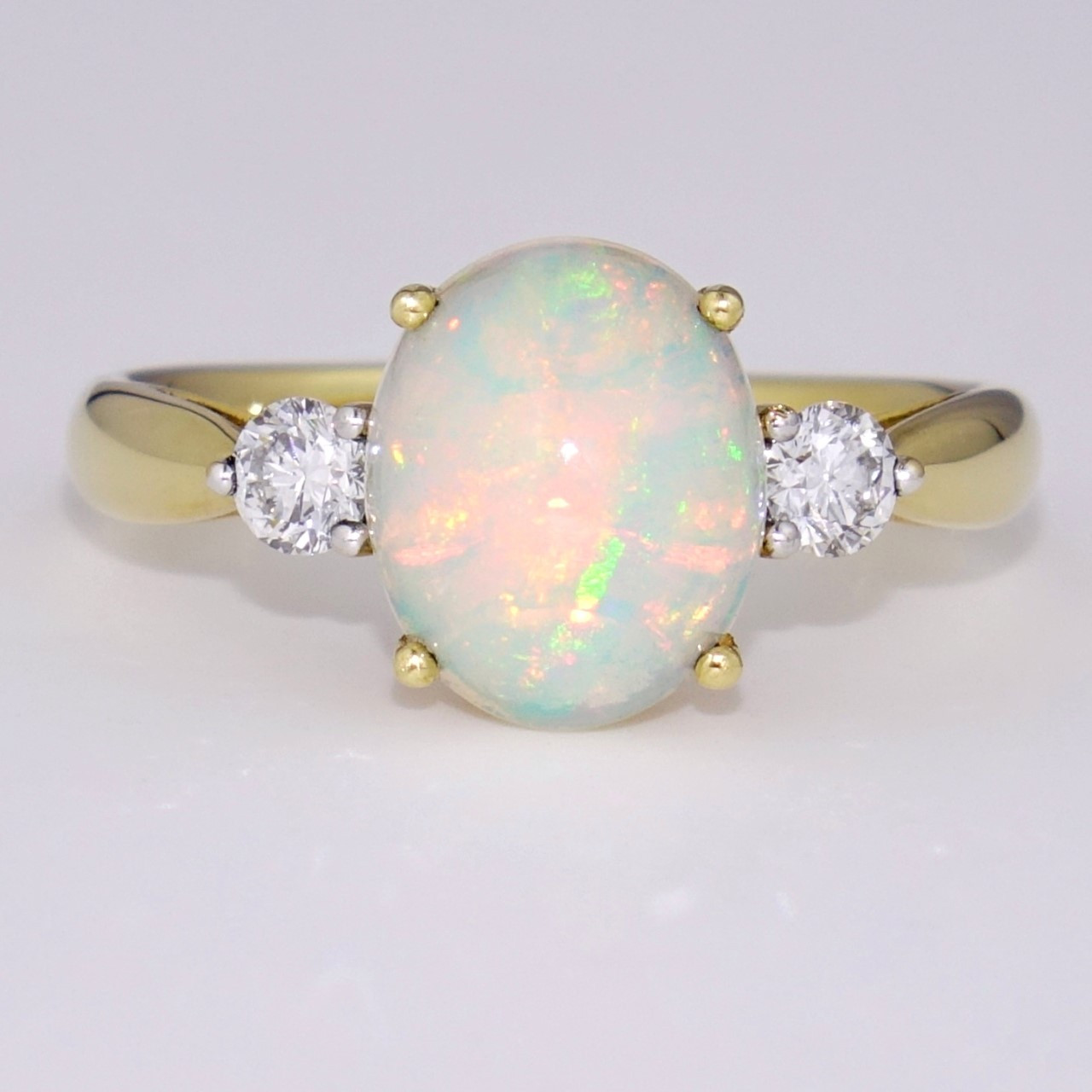 Opal and store diamond jewelry