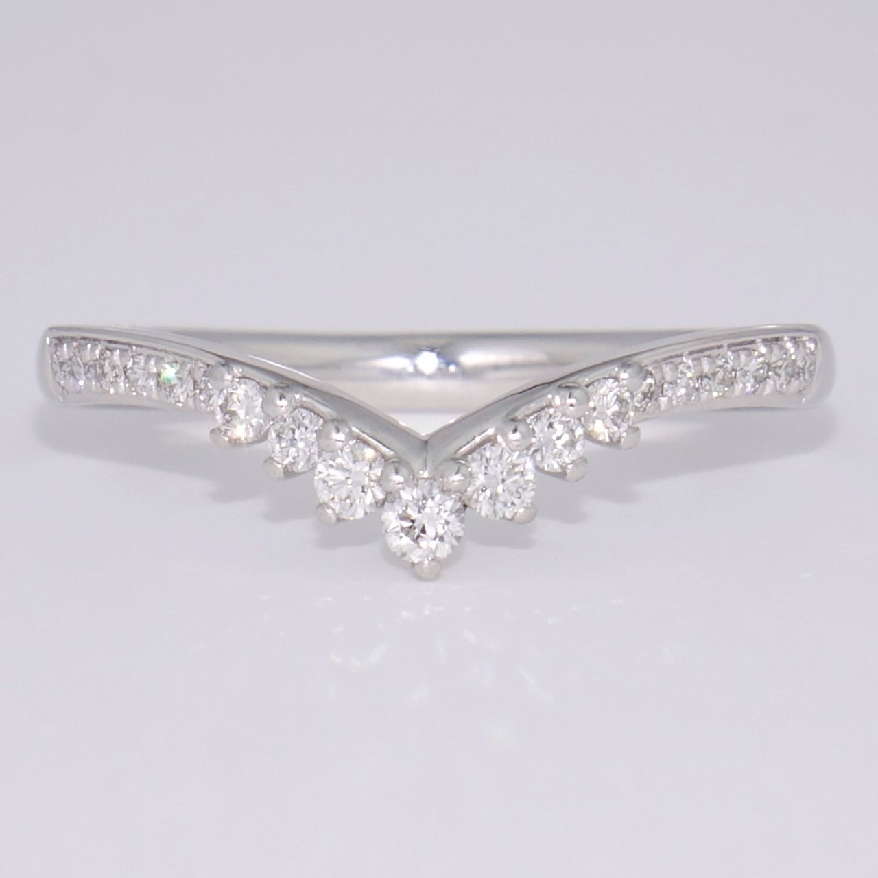 Diamond on sale wishbone ring