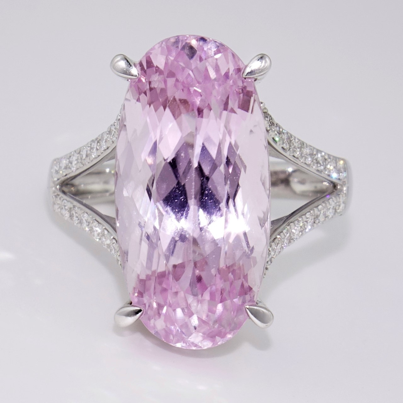 Kunzite rings sales