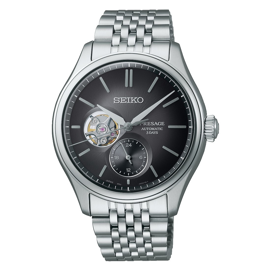 Seiko Presage Classic Series 'Sumi-iro' Open Heart SPB471J1