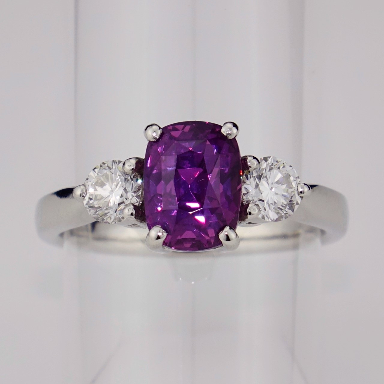 Violet sapphire shop engagement rings