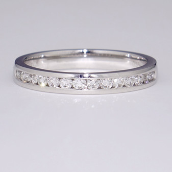 18ct white gold diamond-set eternity ring ET1294