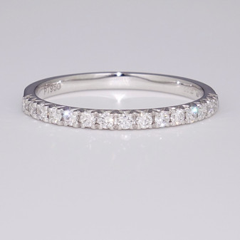 Platinum 15 stone diamond ring ET1412