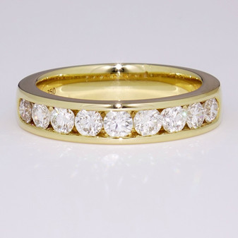 18ct yellow gold diamond ring ET1301