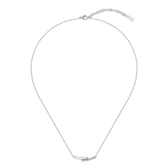 BOSS ladies stainless steel and crystal necklace from the Saya family 1580279