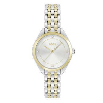 Ladies BOSS Mae Two Tone Link Bracelet Watch