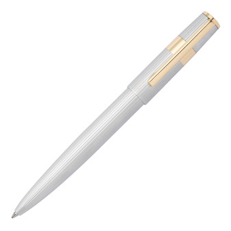 BOSS Gear Pinstripe Ballpoint Pen Silver/Gold HSV2854B