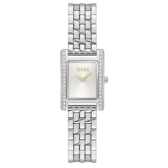 Ladies BOSS Lucy Precious Stainless Steel Bracelet Watch 1502816