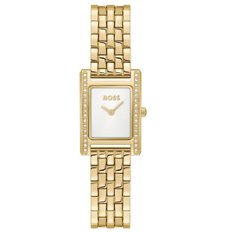 Ladies' BOSS Lucy Precious Gold IP Bracelet Watch 1502815