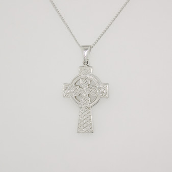 Sterling silver Celtic cross pendant