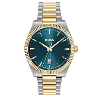 Gents BOSS Cheswick Two Tone Stainless Steel and Gold IP Watch 1514311