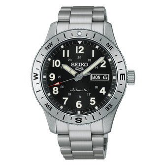 Seiko 5 Sports Field Watch in Camo Black HDB006K1
