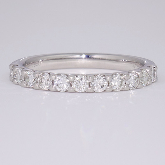 Platinum diamond eternity ring