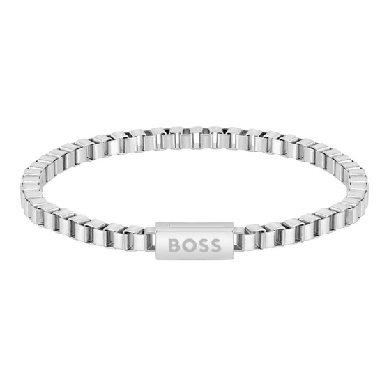 BOSS gents stainless steel bracelet from the 'Chain for Him' family 1580288