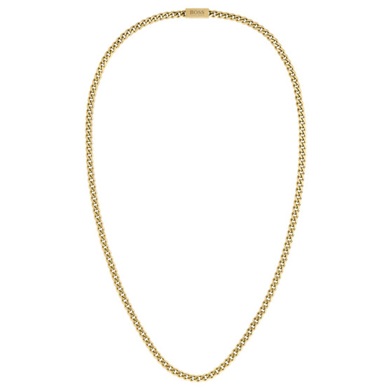 BOSS necklace from the Chain for Him collection in gold IP 1580173
