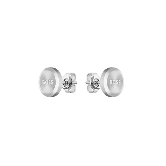 Gents BOSS Yann Stainless Steel Circle Earrings 1580477