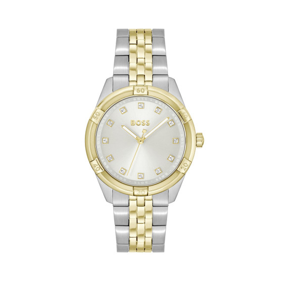 Ladies BOSS Rhea Two Tone Bracelet Watch 1502700