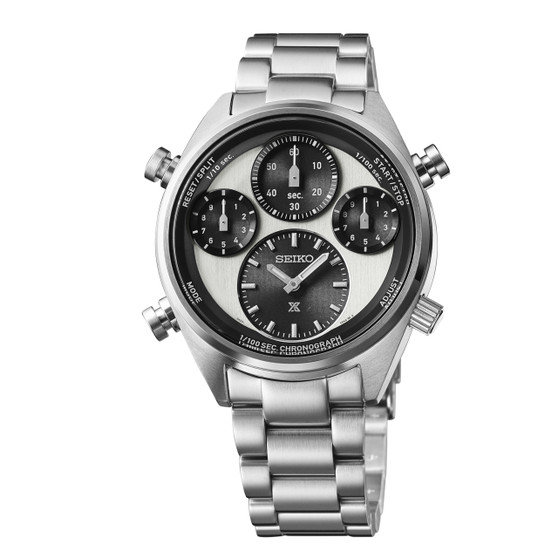 Seiko Prospex ‘Panda’ One Hundredth of a Second Speedtimer Solar Chronograph SFJ001P1