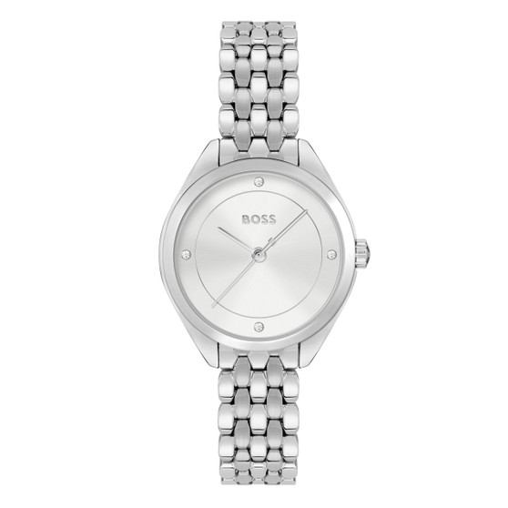 Ladies BOSS Mae Stainless Steel Link Bracelet Watch