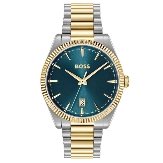 Gents BOSS Cheswick Two Tone Stainless Steel and Gold IP Watch 1514311