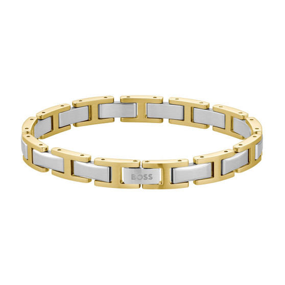 Gents BOSS Nolan Two Tone Bracelet 1580793
