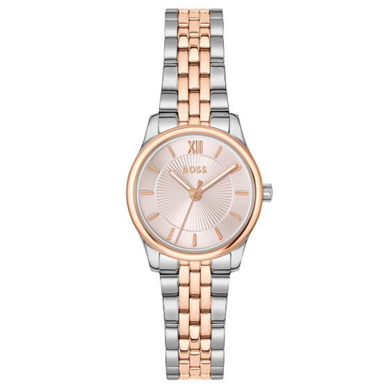 Ladies BOSS Graceful Mina Two Tone Carnation Gold IP and Stainless Steel Watch
1502842