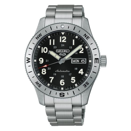 Seiko 5 Sports Field Watch in Camo Black HDB006K1