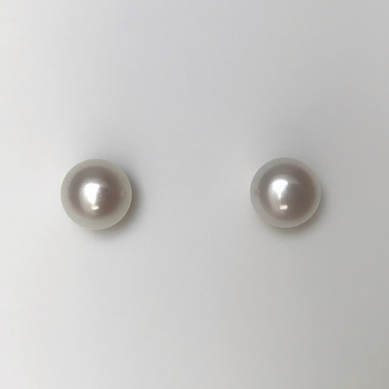 9ct gold cultured freshwater pearl stud earrings