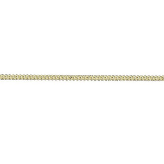 18ct yellow gold curb chain