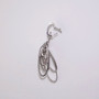 18ct white gold diamond pendant PE4593 -  clasp