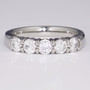 Platinum five stone  diamond ring ET1354